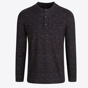 bugatchi Chambray OoohCotton Performance Henley size medium